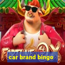 car brand bingo